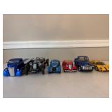 Six Diecast Cars and Trucks Assortment