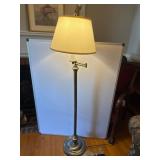 Brass Finish Adjustable Arm Floor Lamp