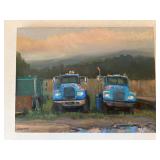 Susan E. Hoffman Mack Trucks Painting