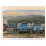 Susan E. Hoffman Mack Trucks Painting