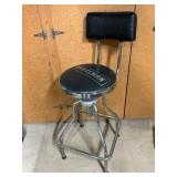 Craftsman Swivel Stool with Backrest