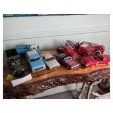 Eight Die-Cast Model Vehicles