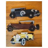 Three Whitehall 1973 Aluminum Car Plaques