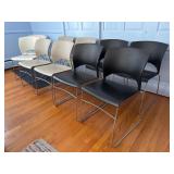 10 Teknion Volume Stacking Chairs