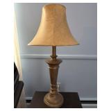 Metal Table Lamp with Fabric Shade