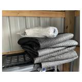 Six Moving Pads and Towels in Bag