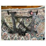 Black Metal Bike Trainer Stand