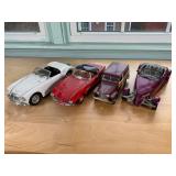 4 Die-Cast Model Cars