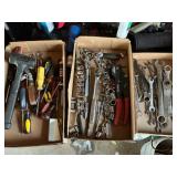 Hand Tools in Three Boxes