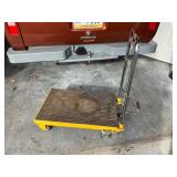 Small Yellow Hydraulic Cart