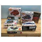 Model Kits Including Cars and Trucks