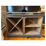 Farmhouse-Style Entertainment Stand