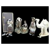 4 Broken Lladro Figurines