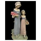 Lladro 5013 Daughters with Flowers Figurine