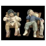 Lladro 5440 and 5846 Porcelain Figurines