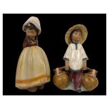 Lladro 2076 and Lonely 2153 Figurines