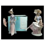 Lladro 5686 and 7612 Porcelain Figures