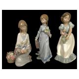 Lladro and NAO Porcelain Figurines Set