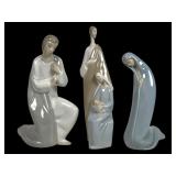 Lladro Holy Family Porcelain Figurines