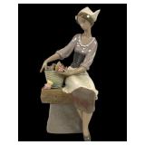 Lladro 1399 Dutch Girl with Tulips