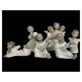 Lladro Angel Figurines Set, 7.5 Inches