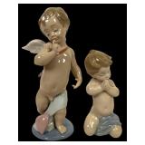 Lladro 6311 Cupid and 6496 Child