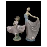 Lladro Figurines 6412 and Joy of Life
