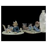 Lladro Figurines Playful Romp