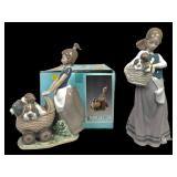 Lladro 5364 and 1311 Porcelain Figurines