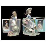 Lladro Figurines 1285 and 4920 with Boxes