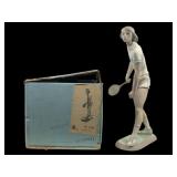 Lladro 1426 Tennis Serve Figurine
