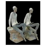 2 Lladro 4684 Hebrew Student