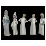 Five Lladro Figurines, Mixed Designs