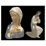 Lladro Figurines Madonna & St. Joseph