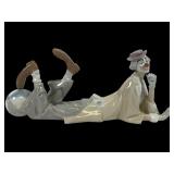 Lladro 4618 Clown Lying Down Figurine