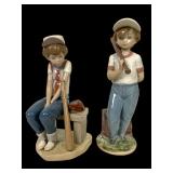 Lladro Porcelain Figurines 5291 & 7610