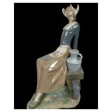 Lladro 4979 Milkmaid Figurine