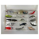 Fishing Lures in Storage Case