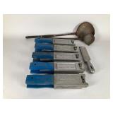 Fishing Sinker Mold Lot with Ladles