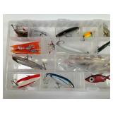 Fishing Lures in Tackle Box