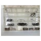 Plastic Storage Case With Fishing Hooks