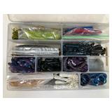 Fishing Lure Collection in Organizer Box