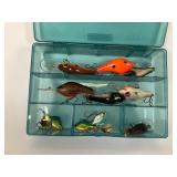 Fishing Lures in Divider Case