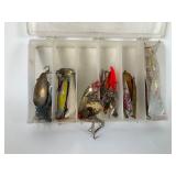 Plastic Box of Assorted Fishing Lures