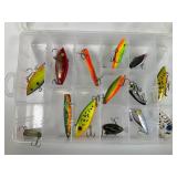 Fishing Lures in Organizer