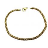 14k Woven Rope Chain Bracelet for Repair