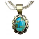 925 Shades of Turquoise Necklace