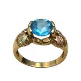 Black Hills Gold 10/12K Topaz Ring