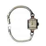 Gorgeous 14k Longines Watch W/ Diamonds & Rubies