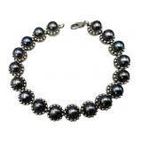 Honora 925 Button Pearl Bracelet